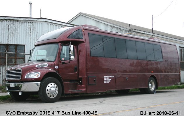 BUS/AUTOBUS: SVO Group Embassy 2019 417 Bus Line