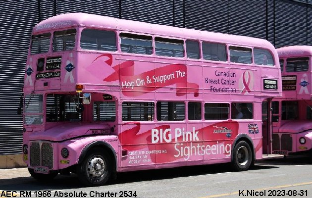 BUS/AUTOBUS: AEC RM 1966 Absolute-Charter