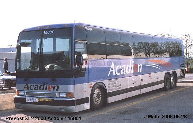 BUS/AUTOBUS: Prevost XL-2 2000 Acadian