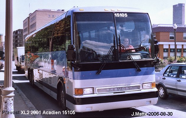 BUS/AUTOBUS: Prevost XL-2 2001 Acadian