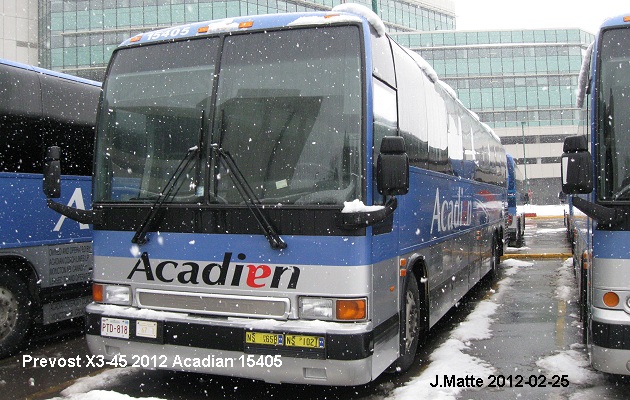 BUS/AUTOBUS: Prevost X2-45 2004 Acadian
