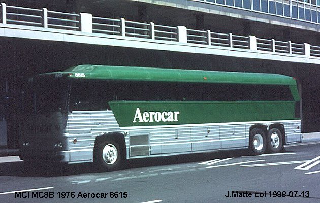 BUS/AUTOBUS: MCI MC8 B 1976 Aerocar