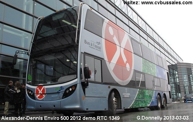 BUS/AUTOBUS: Alexander-Dennis Enviro 500 2012 Autobus de la Cite