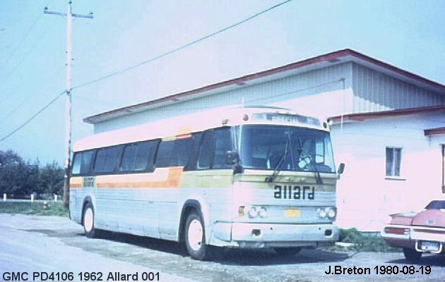 BUS/AUTOBUS: GMC PD4106 1962 Allard