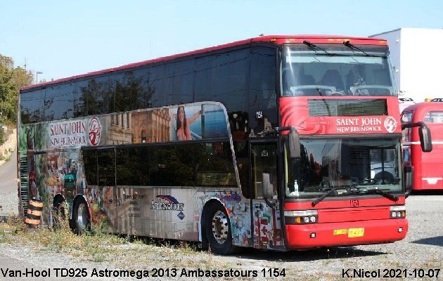 BUS/AUTOBUS: Van Hool TD952 2013 Ambassatours