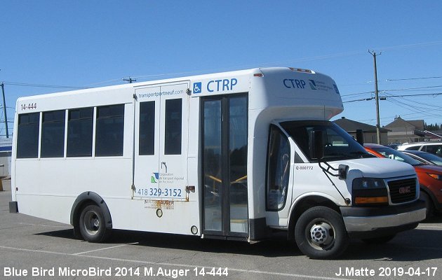 BUS/AUTOBUS: Blue Bird MicroBird 2014 M.Auger