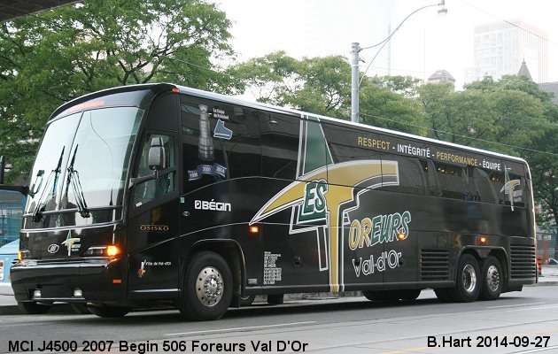 BUS/AUTOBUS: MCI J4500 2007 Begin