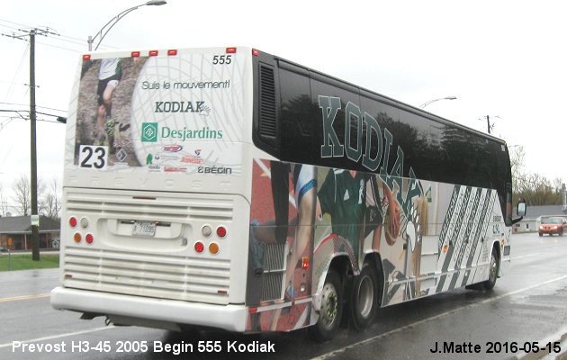BUS/AUTOBUS: Prevost H3-45 2005 Begin