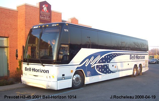 BUS/AUTOBUS: Prevost H3-45 2001 Bell-Horizon