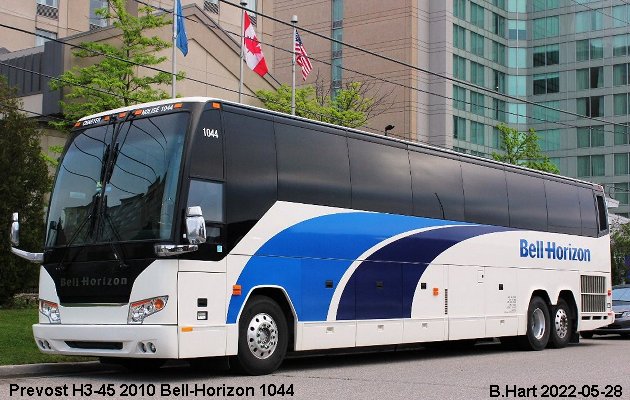 BUS/AUTOBUS: Prevost H3-45 2010 Bell-Horizon
