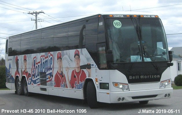 BUS/AUTOBUS: Prevost H3-45 2010 Bell-Horizon