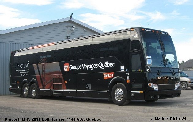 BUS/AUTOBUS: Prevost H3-45 2011 Bell-Horizon