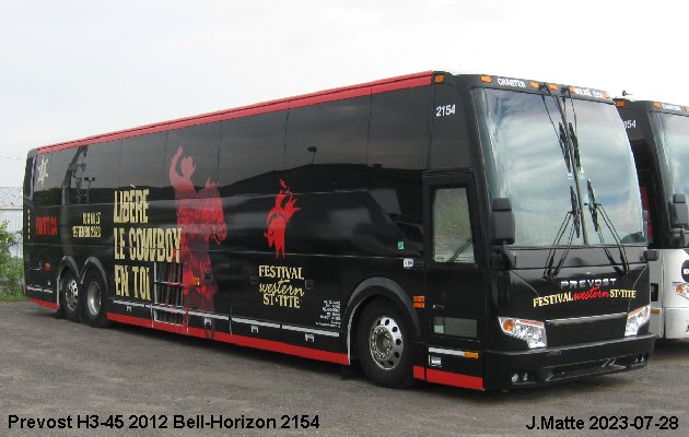 BUS/AUTOBUS: Prevost H3-45 2012 Bell-Horizon