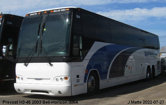 BUS/AUTOBUS: Prevost H3-45 2003 Bell-Horizon