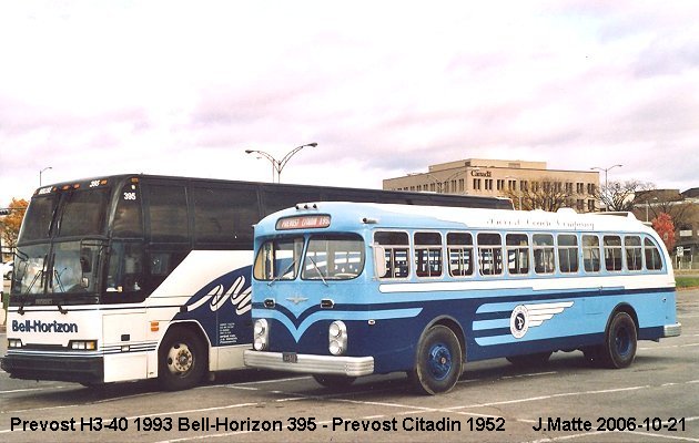 BUS/AUTOBUS: Prevost H3-40 1993 Bell-Horizon