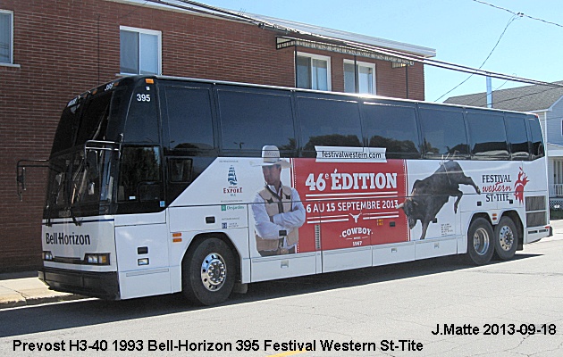 BUS/AUTOBUS: Prevost H3-40 1993 Bell-Horizon