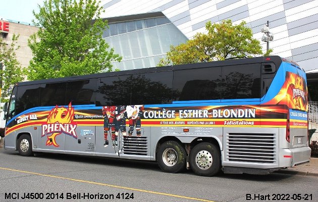BUS/AUTOBUS: MCI J4500 2014 Bell-Horizon