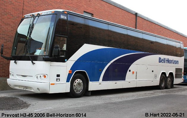 BUS/AUTOBUS: Prevost H3-45 2006 Bell-Horizon