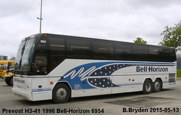 BUS/AUTOBUS: Prevost H3-45 1996 Bell-Horizon