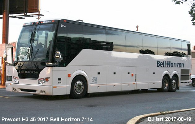 BUS/AUTOBUS: Prevost H3-45 2017 Bell-Horizon