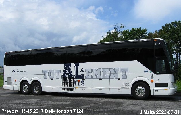 BUS/AUTOBUS: Prevost H3-45 2017 Bell-Horizon