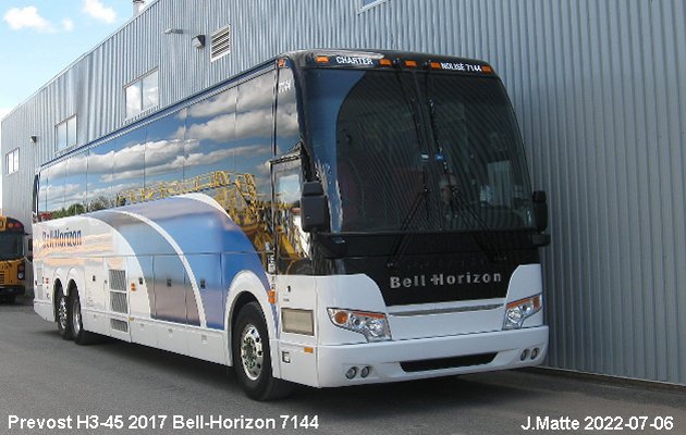 BUS/AUTOBUS: Prevost H3-45 2017 Bell-Horizon