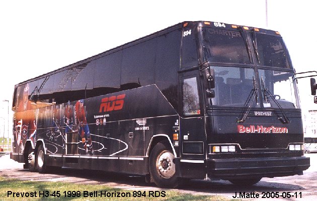 BUS/AUTOBUS: Prevost H3-45 1998 Bell-Horizon