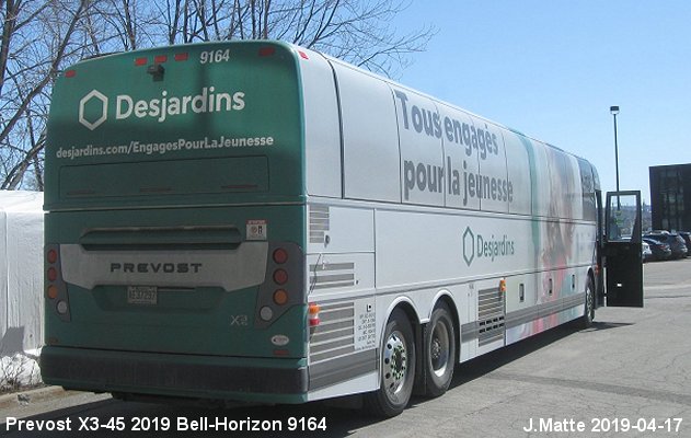 BUS/AUTOBUS: Prevost X3-45 2019 Bell-Horizon