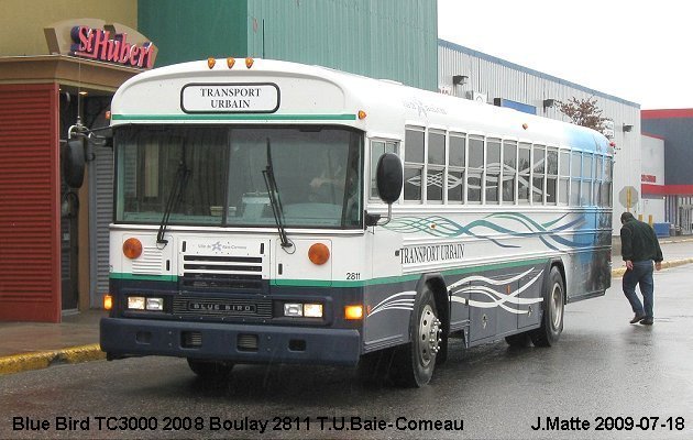 BUS/AUTOBUS: Blue Bird TC3000 2008 Boulay