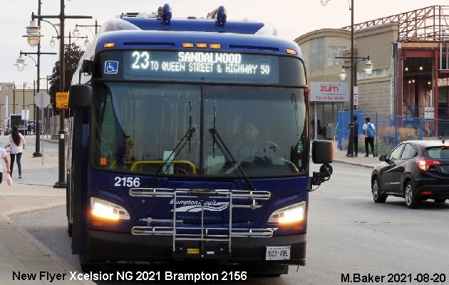 BUS/AUTOBUS: New Flyer Xcelsior NG 2021 Brampton