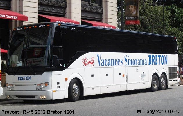 BUS/AUTOBUS: Prevost H3-45 2012 Breton