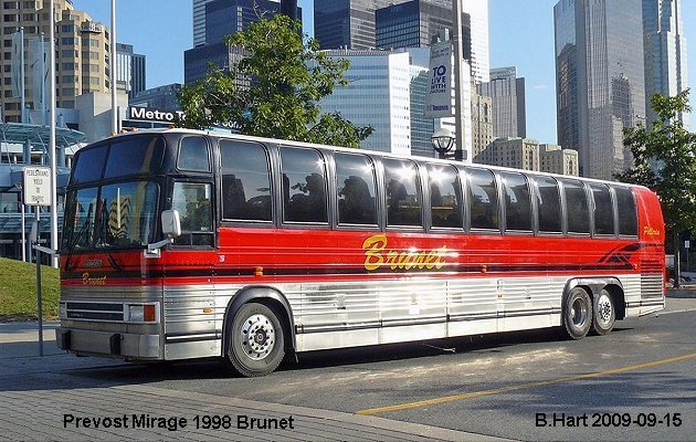 BUS/AUTOBUS: Prevost Le Mirage XL 1998 Brunet