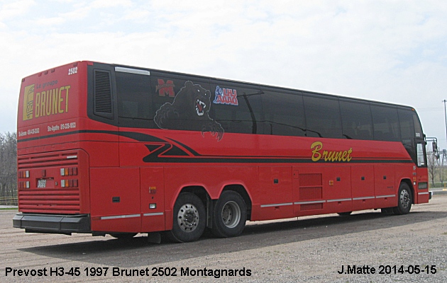 BUS/AUTOBUS: Prevost H3-45 1997 Brunet