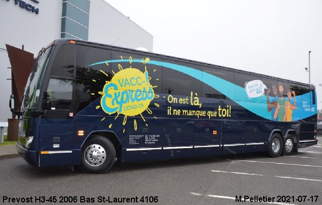 BUS/AUTOBUS: Prevost H3-45 2006 Bas St-Laurent