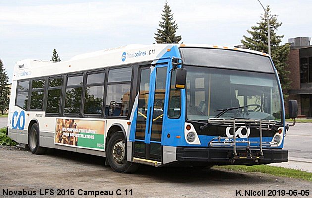 BUS/AUTOBUS: Novabus LFS 2015 Campeau