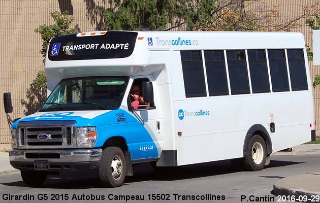 BUS/AUTOBUS: Girardin G 5 2015 Campeau