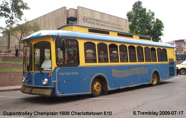 BUS/AUTOBUS: Dupontrolley Champlain 1608 2005 Trius