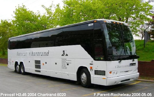 BUS/AUTOBUS: Prevost H3-45 2004 Chartrand