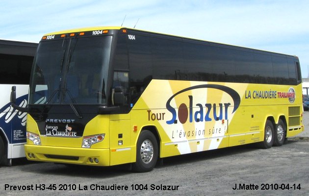 BUS/AUTOBUS: Prevost H3-45 2010 Chaudiere