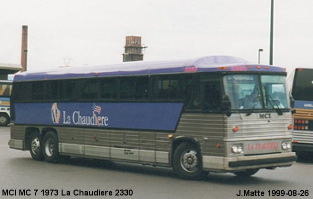 BUS/AUTOBUS: MCI MC 7 1973 Chaudiere