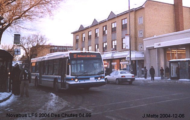 BUS/AUTOBUS: Novabus LFS 2004 Des Chutes