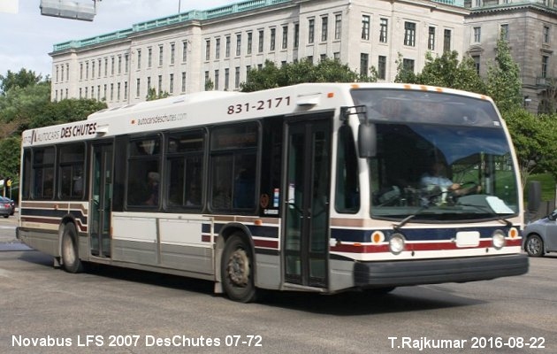 BUS/AUTOBUS: Novabus LFS 2007 Des Chutes