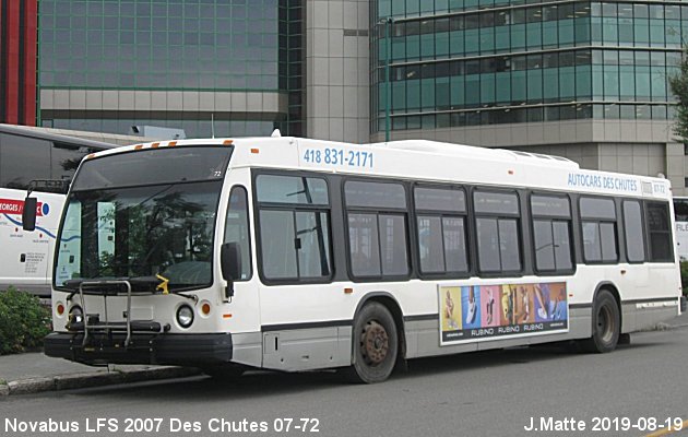 BUS/AUTOBUS: Novabus LFS 2007 Des Chutes