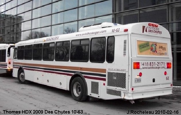BUS/AUTOBUS: Thomas HDX 2009 Des Chutes