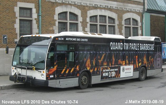 BUS/AUTOBUS: Novabus LFS 2010 Des Chutes