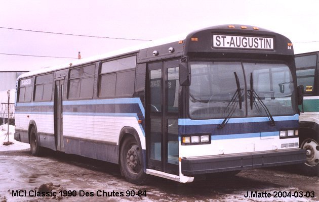 BUS/AUTOBUS: MCI Classic 1990 Des Chutes
