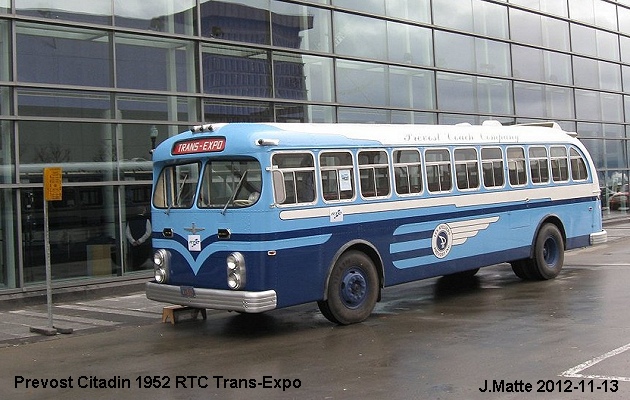 BUS/AUTOBUS: Prevost Citadin 1952 SPSte-Claire