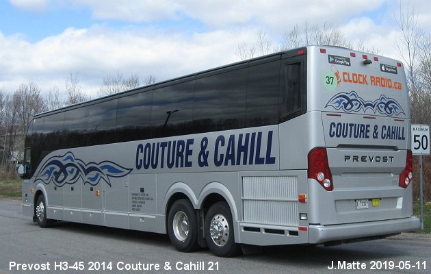 BUS/AUTOBUS: Prevost H3-45 2014 Couture & Cahill