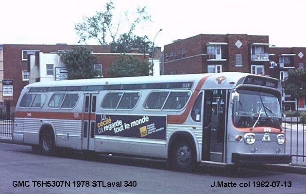 BUS/AUTOBUS: GMC New Look 1978 CTLaval