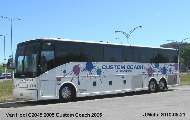 BUS/AUTOBUS: Van Hool C2045 2005 Custom Coach